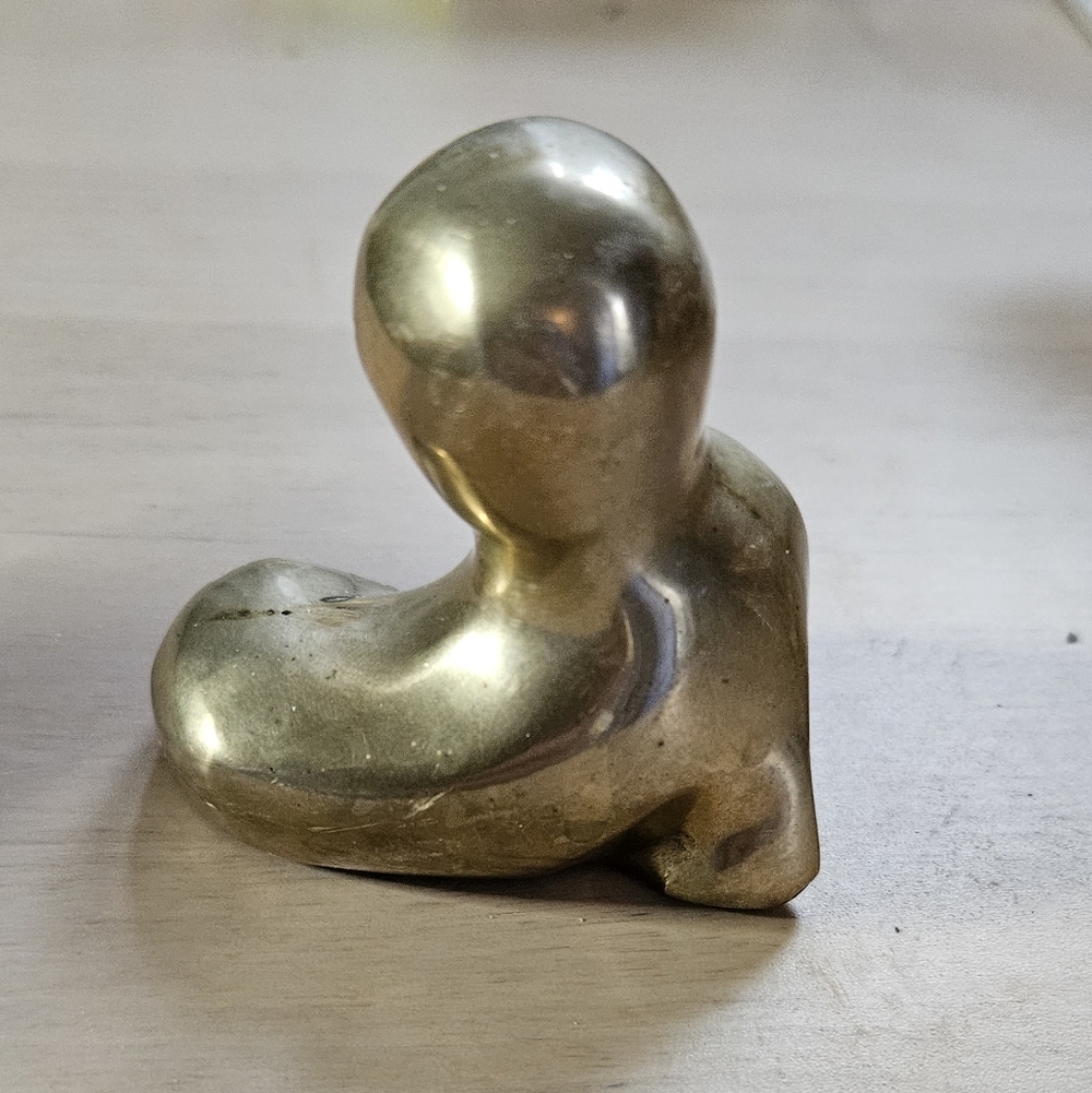Brass Seal Sculpture Paperweight - Picture 2 of 6